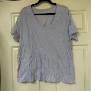 Ava & Viv Lavender V-Neck Tee
